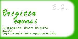 brigitta havasi business card